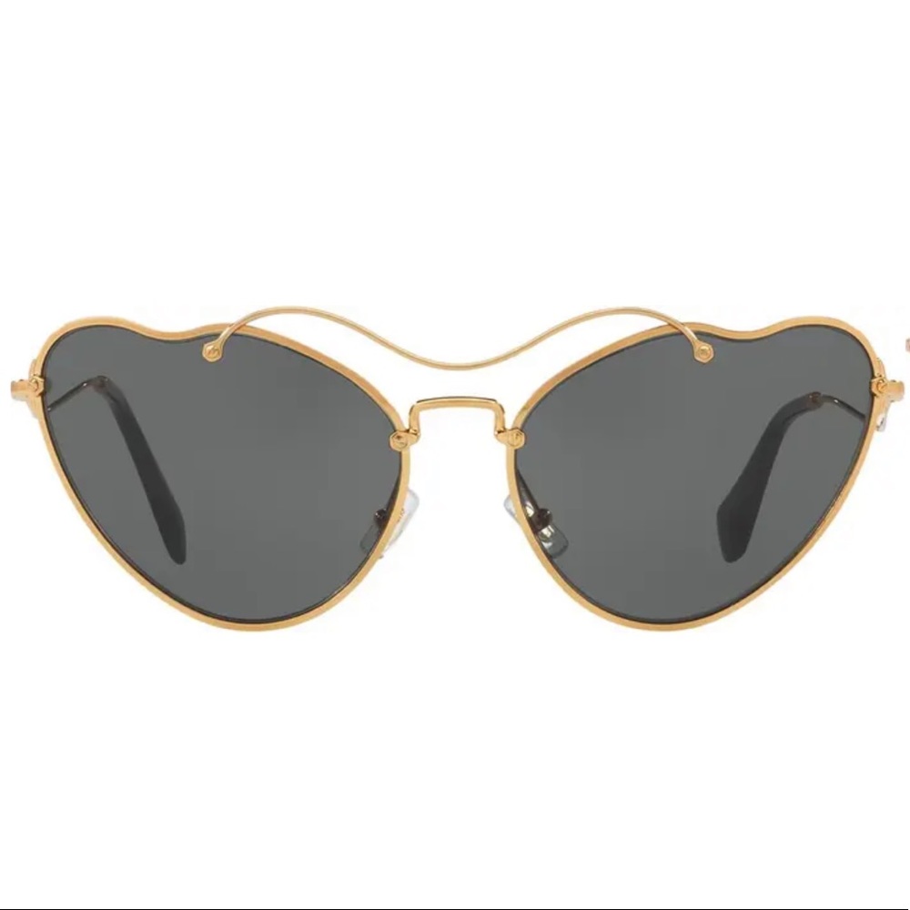 Miu Miu Cat-Eye Heart Shaped Sunglasses